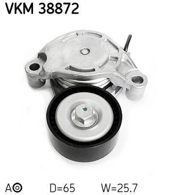Rolo tensor da correia trapezoidal estriada SKF ref. VKM 38872